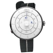 【klokers 庫克】KLOK-01- M1 極簡白色錶頭+單圈尼龍錶帶