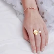 【Olivia Yao Jewellery】金色雙珍珠戒指(Mus☆e Edition)