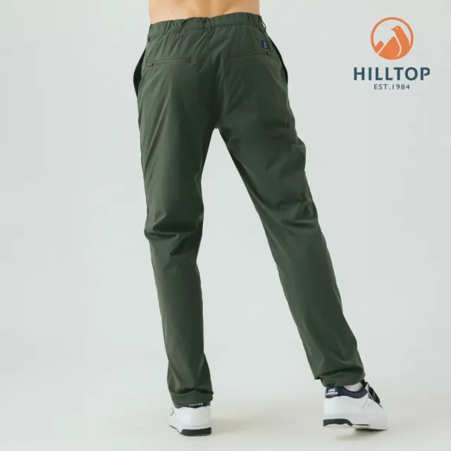 【Hilltop 山頂鳥】抗UV吸濕快乾彈性長褲 男款 綠｜PS07XMG0ECM0