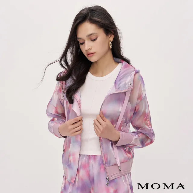 【MOMA】夢幻渲染烏干紗外套(淺紫色)
