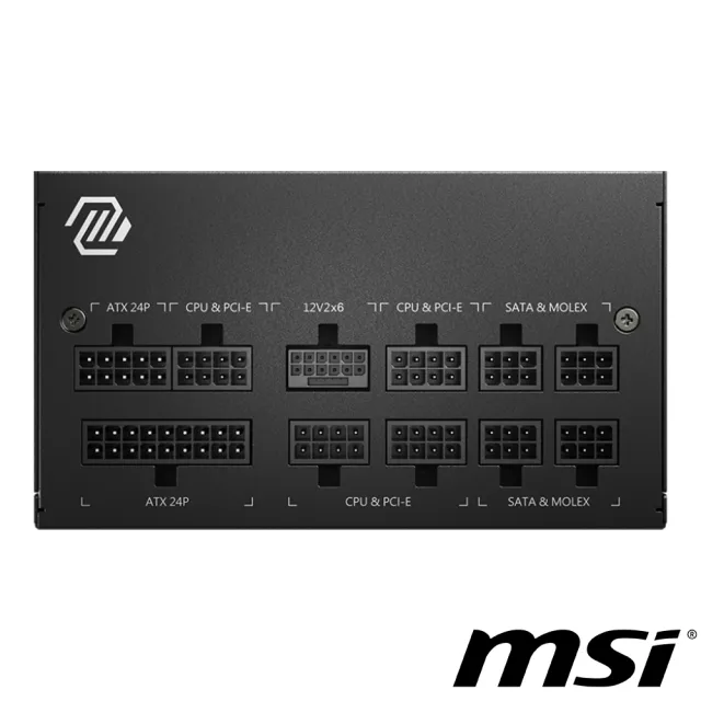 【MSI 微星】MAG A750GL PCIE5 80PLUS 金牌 電源供應器