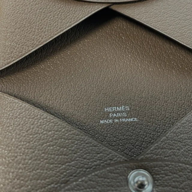 【Hermes 愛馬仕】CALVI 山羊皮 卡片夾 錢包 皮夾(H044166CK18/H078476CKAW)
