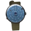 【klokers 庫克】KLOK-01-D7-B 午夜藍錶頭-黑殼+單圈尼龍錶帶