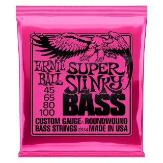 【Ernie Ball】Super Slinky 2834(鎳纏繞 電貝斯套弦 45-100)