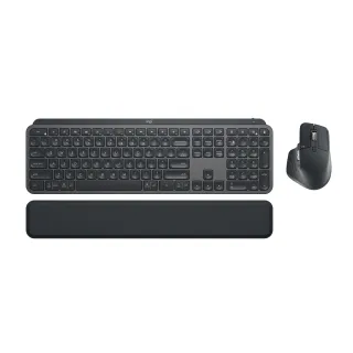 【Logitech 羅技】MX Keys無線鍵盤滑鼠組B2B(石墨黑)