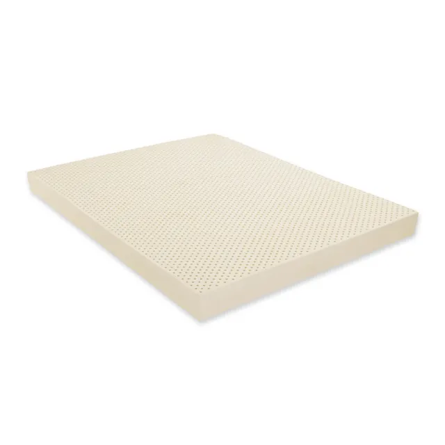 【班尼斯】雙人5x6.2尺x7.5cm百萬馬來西亞製頂級天然乳膠床墊+二顆-麵包枕(馬來鑽石級大廠高純度95)