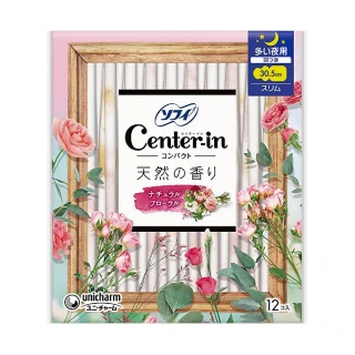 【Center-in】柔軟花香 量多日用 30.5cm 12枚(衛生棉)