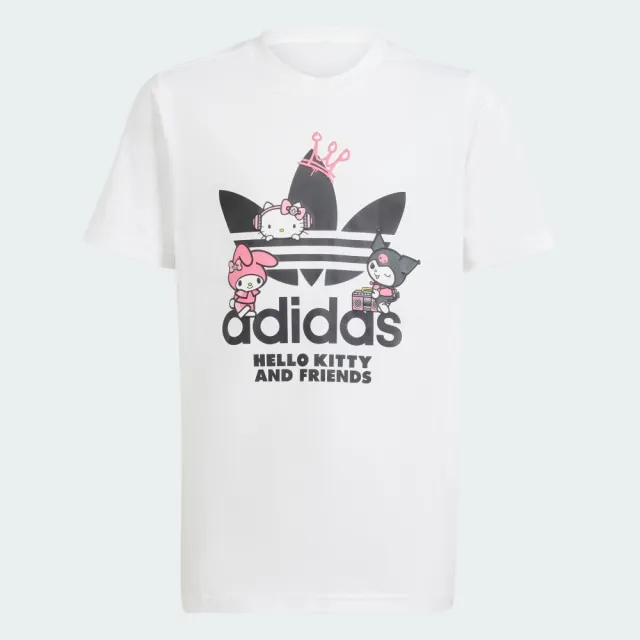 【adidas 官方旗艦】HELLO KITTY 短袖上衣 童裝 - Originals IT7920