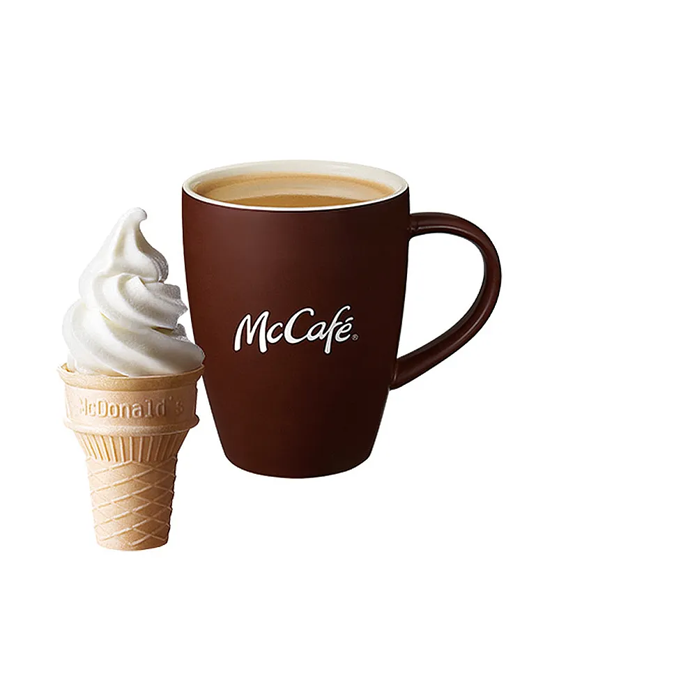 【麥當勞】蛋捲冰淇淋+熱經典美式咖啡中杯(好禮即享券)