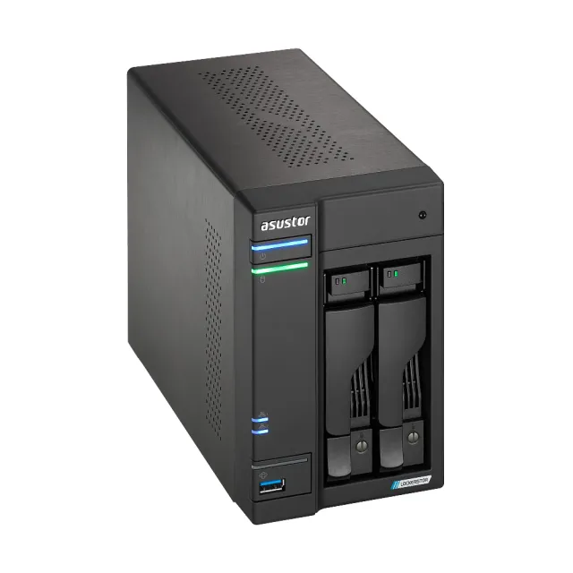 【ASUSTOR 華芸】搭 8G 記憶體 ★ AS6702T 2Bay NAS 網路儲存伺服器