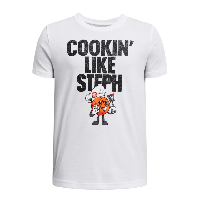 UNDER ARMOUR 男童 Curry Chef 短T-Shirt_1383856-100(白)