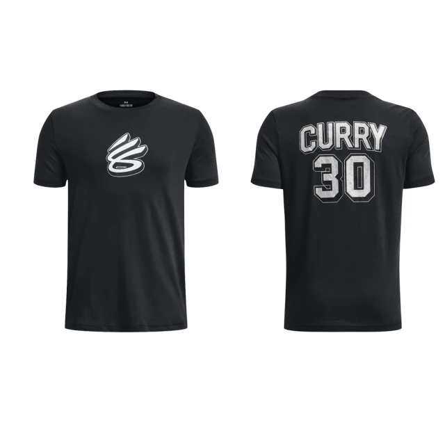 UNDER ARMOUR 男童 CURRY短T-Shirt_1376679-001(黑)