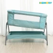 【KIDMORY】多功能可調式床邊床-2色可選(附床墊、收納袋 可攜式 嬰兒床 嬰兒床邊床 遊戲床KM-526)