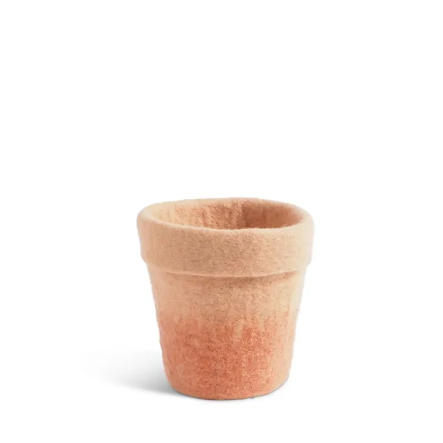 【CNFlower 西恩】Aveva Design瑞典羊毛氈 FLOWER POT 20羊毛氈漸層容器-中(家飾品/容器/盆器/盆栽/花器)