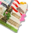 【A-ONE 匯旺】美國華盛頓DC辦公磁鐵+美國 國會大廈Patch刺繡士氣章2件組伴手禮物 出國紀念磁鐵(C132+246)
