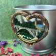 【A-ONE 匯旺】盧森堡 阿道夫橋冰箱磁鐵+盧森堡城市貼布繡2件組世界旅行磁鐵  紀念品(C128+439)
