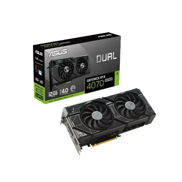 【ASUS 華碩】Dual GeForce RTX 4070 SUPER EVO 12GB GDDR6X 顯示卡(黑神話悟空適用)