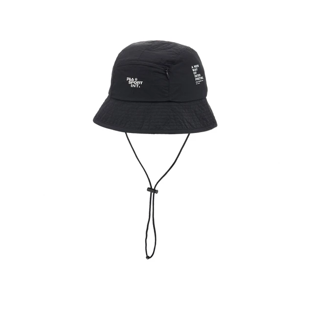 FILAFILA官方直營 機能筒帽-黑色(HTY-1603-BK)
