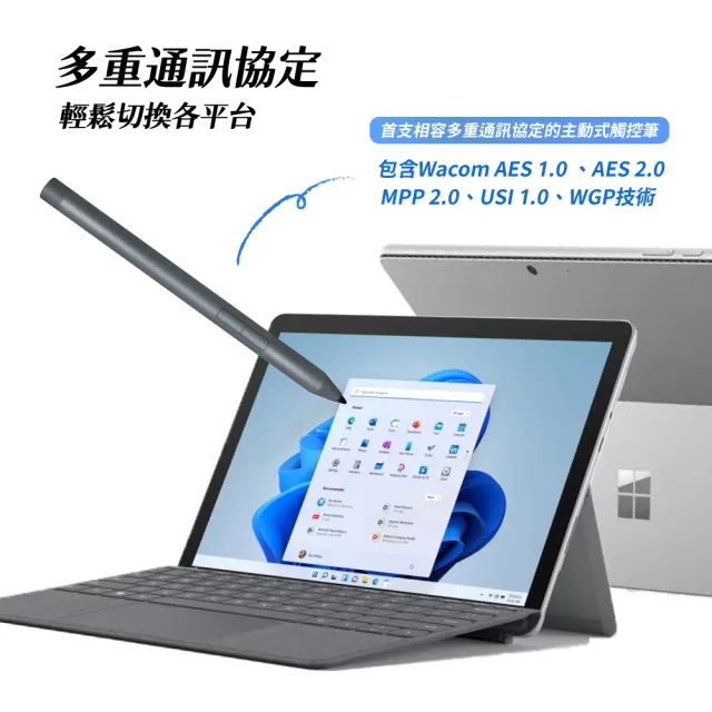 【NovaPlus】M3 Multi Pen Android安卓/Windows筆電觸控筆(支援各品牌筆電/視訊會議軟體/簡報/橡皮擦)