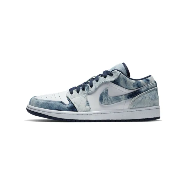 【NIKE 耐吉】Air Jordan 1 Low Washed Denim 水洗牛仔 CZ8455-100(喬丹 AJ1 單寧 休閒鞋 男鞋)