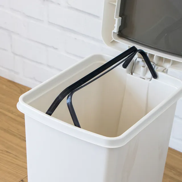 【KEYWAY 聯府】雙開式垃圾桶10L-3入垃圾筒T10