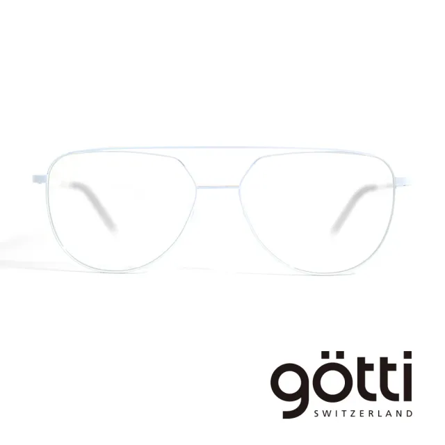 【Gotti】瑞士Gotti Switzerland 超輕極簡飛行員平光眼鏡(- DELON)