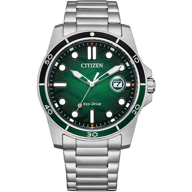 【CITIZEN 星辰】光動能潮流潛水錶風格手錶-41.5mm 畢業 禮物(AW1811-82X)