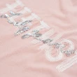【5th STREET】女裝亮片繡字短袖T恤-粉紅