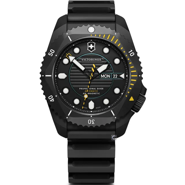 【VICTORINOX 瑞士維氏】DIVE PRO 300米潛水錶 男錶 腕錶 機械錶-43mm(VISA-241997)