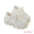 【amai】時尚拼色輕量厚底老爹鞋 小白鞋 運動鞋 休閒鞋 厚底鞋 懶人鞋 板鞋 潮鞋 大尺碼 GS49WT(白色)