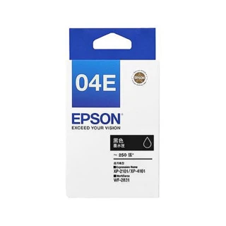 【EPSON】EPSON T04E150 黑色墨水匣