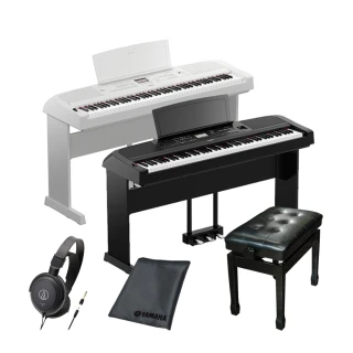 【Yamaha 山葉音樂】DGX670 88鍵 電鋼琴 鋼琴升降椅(手機錄音線/防塵罩/耳機/保養油組/原保15個月)