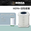 【RENZA】適用Panasonic 國際牌 F-P40LH F-P25LH 空氣清淨機(2合1HEPA+活性碳濾網 濾芯)