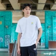 【Hang Ten】男裝-韓國同步款-前後印花休閑短袖T恤(多色選)
