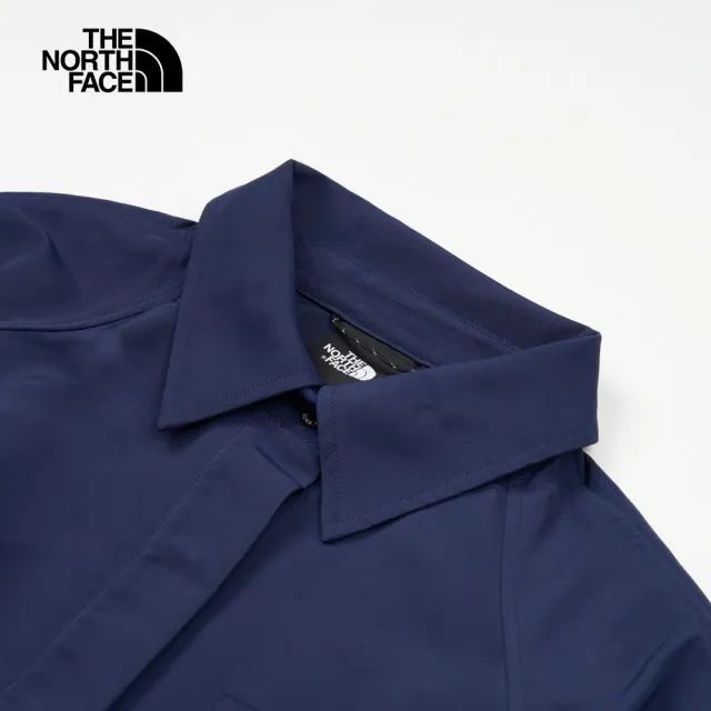 【The North Face】北面UE女款藍色吸濕排汗防潑水附腰帶裙子｜88698K2