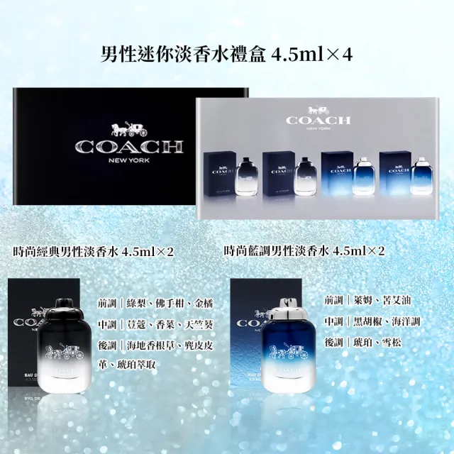 【COACH】迷你香水禮盒 4.5ml*4(平行輸入_兩款任選)