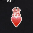 【MLB】童裝 Polo衫 童裝 Heart系列 紐約洋基隊(7APQH0143-50BKS)