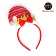【摩達客】耶誕派對-聖誕皇冠彎帽髮箍(髮箍)