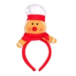 【摩達客】耶誕派對-薑餅人可愛廚師聖誕髮箍(聖誕髮箍)
