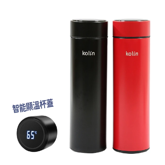 Kolin 歌林Kolin 歌林 KPJ-KU2021智慧型顯示溫度保溫瓶480ml(觸控顯示 保溫保冰)