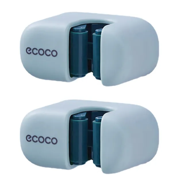 【ecoco】2入組 加長浴室馬桶架 廚房瓶罐瀝水架 無痕貼系列(轉角架 旋轉調料架 拖把架)