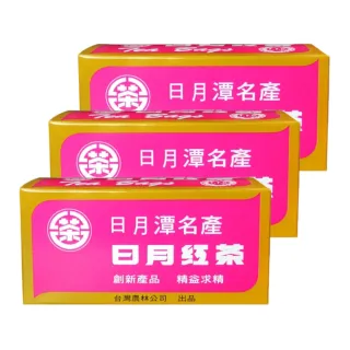 【台灣農林】官方直營 日月紅茶(茶包25入x3盒)