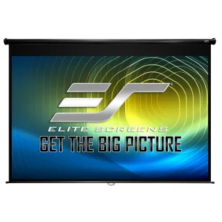 【億立銀幕】100吋16:9 白塑布手拉幕 M100UWH3-E15 美國Elite Screens