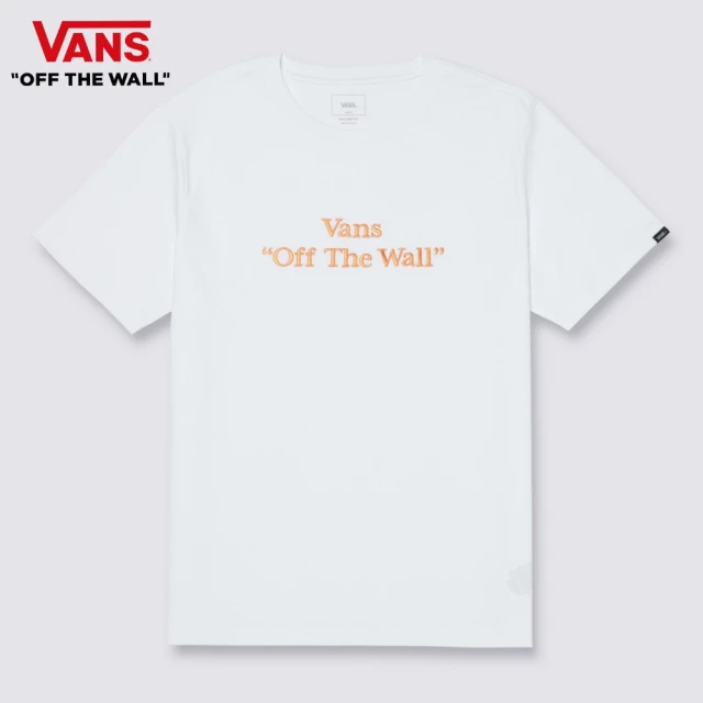 VANS 官方旗艦 SLOGAN 男女款白色短袖T恤