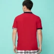 【oillio 歐洲貴族】男裝 短袖口袋POLO衫 透氣 超柔天絲棉 吸濕排汗 速乾 立體剪裁(紅色 法國品牌)