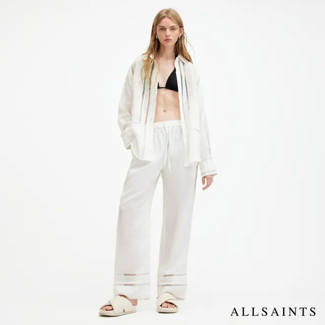 【ALLSAINTS】JADE 亞麻寬鬆襯衫 W052PA(舒適版型)