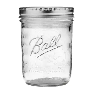 【Ball 梅森】玻璃密封罐 16oz 寬口玻璃瓶(1入)