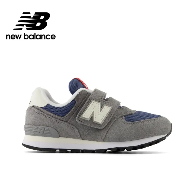 【NEW BALANCE】NB 童鞋/男童/女童_灰藍色_PV574GWH-W