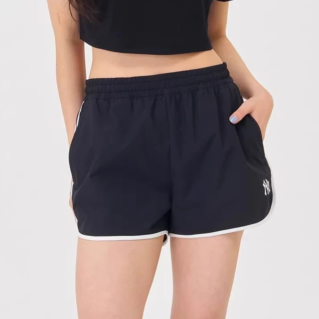 【MLB】女版休閒短褲  紐約洋基隊(3FSMB0743-50BKS)