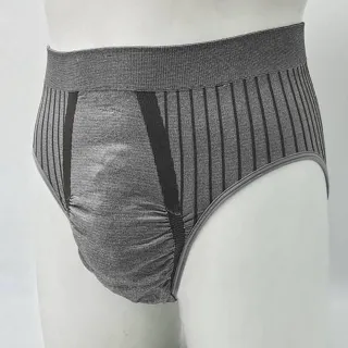 【三合豐 ELF】2件組 男性竹炭三角內褲(MIT 灰色)